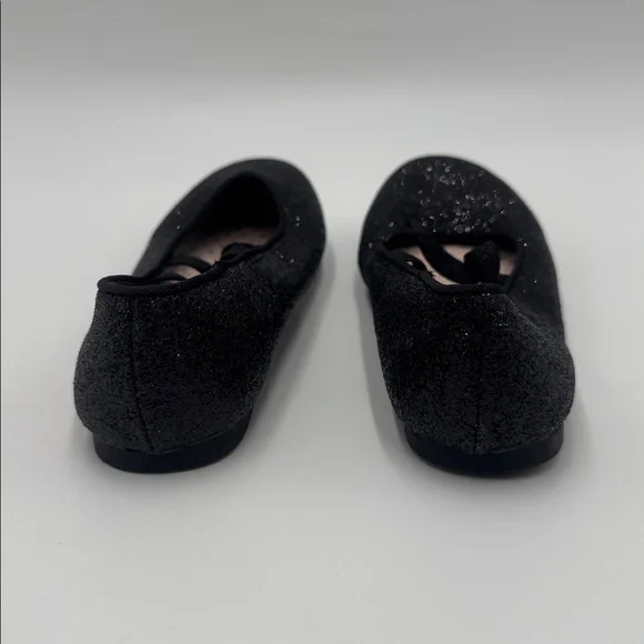 Sparkly Black Ballet Flats - Picture 4 of 8
